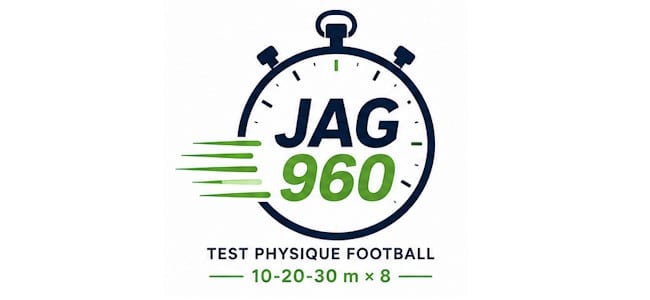 JAG 360 test physique football logo